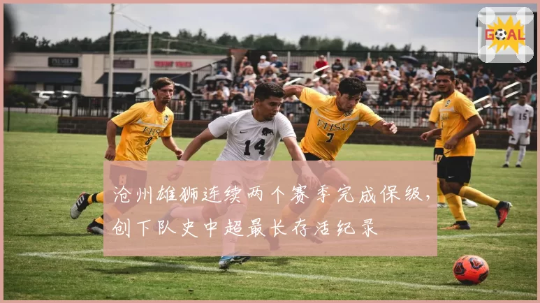 沧州雄狮连续两个赛季完成保级,创下队史中超最长存活纪录