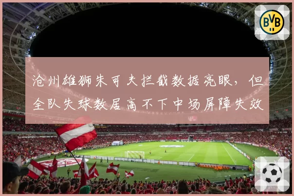 沧州雄狮朱可夫拦截数据亮眼，但全队失球数居高不下中场屏障失效？